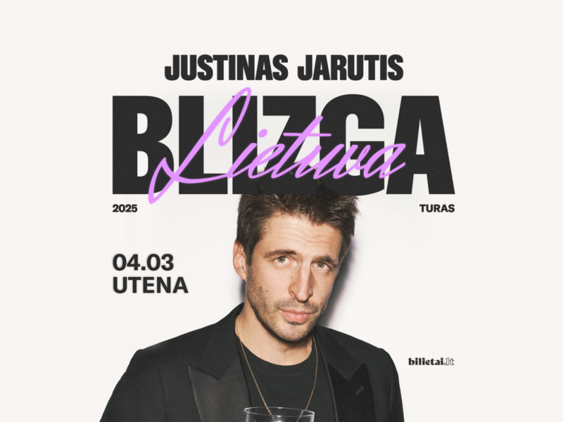 Justino Jaručio koncertas "Blizga Lietuva"