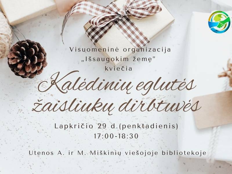 Kalėdinių eglutės žaisliukų dirbtuvės