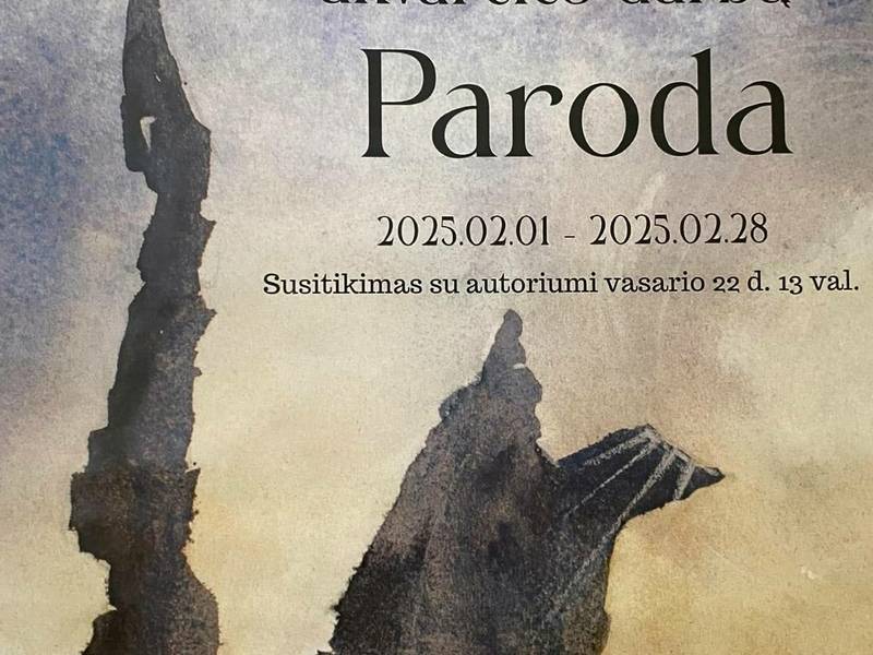 Dariaus Valiušio akvarelės darbų paroda