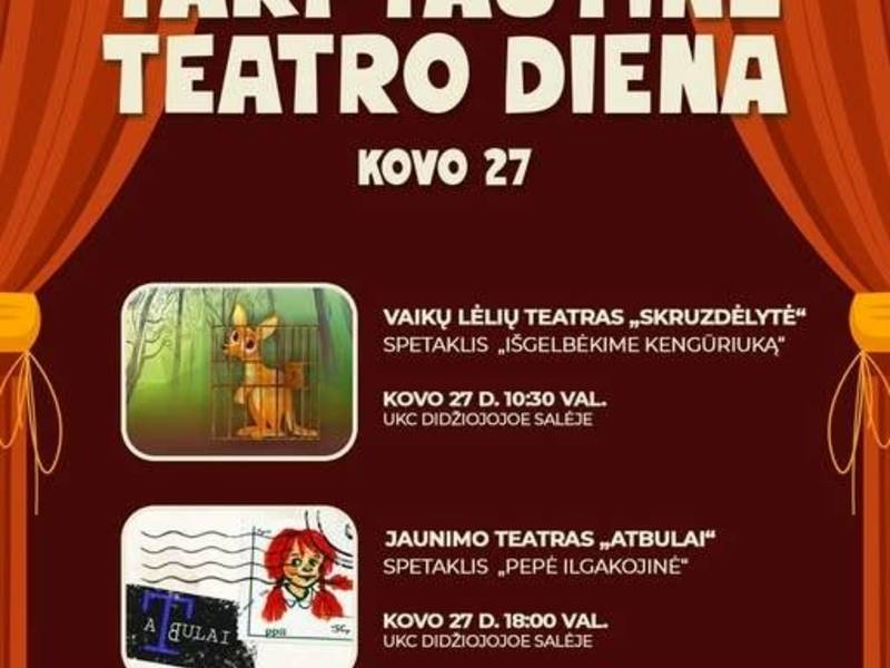 Tarptautinė teatro ir lėlininkų diena UKC