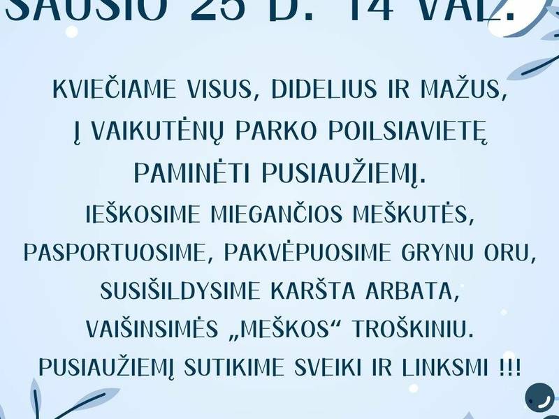 Pusiaužiemio šventė Vaikutėnuose